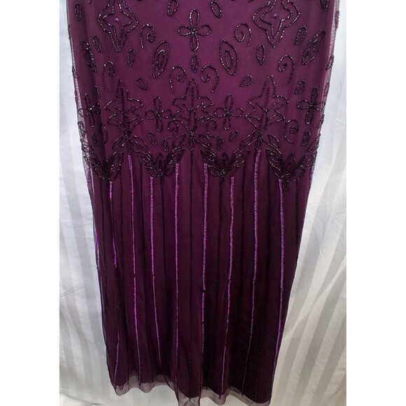 Bridgerton Regency Adrianna Papell Beaded Maxi Gown (no size tag - see photos) - Picture 6 of 16